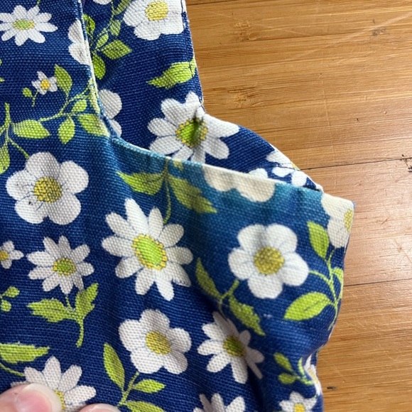 GUC Patty Woodward California- Vintage 1960s Blue and White Romper. Size M/L - Picture 8 of 9